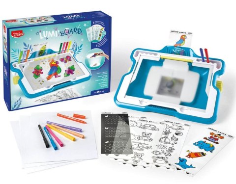 Podświetlana tablica do rysowania dla dzieci + wzory, Maped Creativ, LED 4+