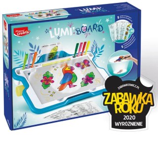 Podświetlana tablica do rysowania dla dzieci + wzory, Maped Creativ, LED 4+