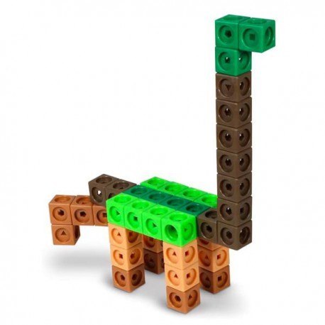 Klocki, kostki matematyczne, zestaw edukacyjny, mathlink cubes - Czas Dino Klocki, kostki matematyczne, zestaw edukacyjny, mathlink cubes - Czas Dino