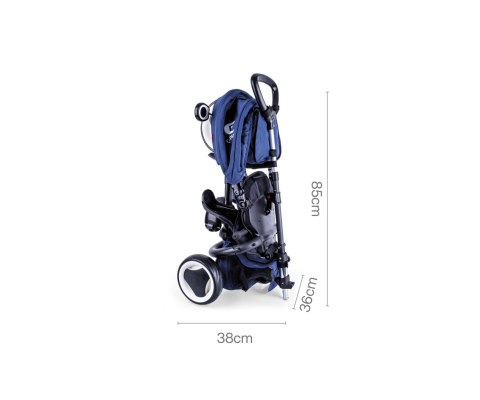MILLY MALLY 3843 Qplay Rowerek trójkołowy Rito Plus blue