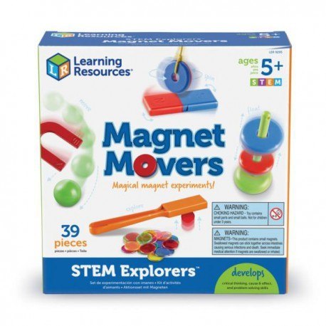 Magnesy, zestaw edukacyjny 39 szt. - magnet movers LEARNING RESOURCES Magnesy, zestaw edukacyjny 39 szt. - magnet movers LEARNING RESOURCES