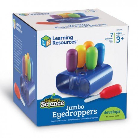 Zakraplacze, pipetki dla dzieci, zestaw 6 szt. LEARNING RESOURCES Zakraplacze, pipetki dla dzieci, zestaw 6 szt. LEARNING RESOURCES
