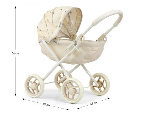 Wózek dla lalek dla dzieci, gondola, składany, Dori Nature Milly Mally 3+