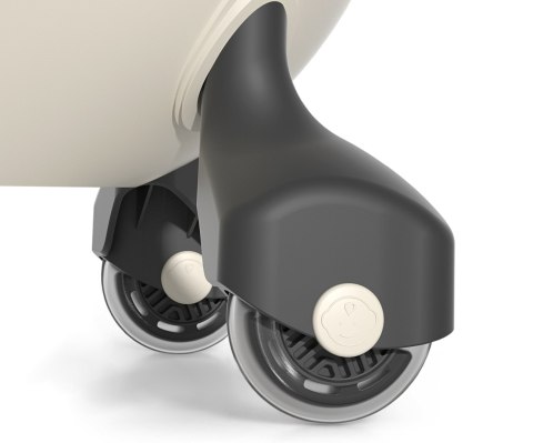 Jeździk Grawitacyjny dla dziecka, kółka LED, Beżowy, Milly Mally, wiek 3+