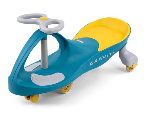 Jeździk Grawitacyjny dla dziecka, kółka LED, Zielony, Milly Mally, wiek 3+