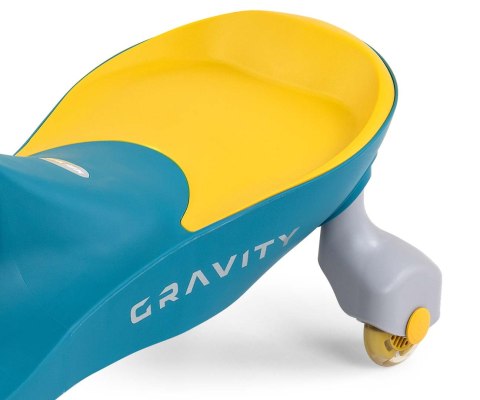 Jeździk Grawitacyjny dla dziecka, kółka LED, Zielony, Milly Mally, wiek 3+