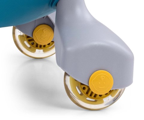 Jeździk Grawitacyjny dla dziecka, kółka LED, Zielony, Milly Mally, wiek 3+