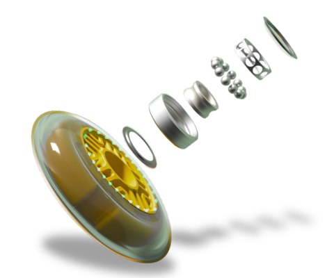 Jeździk Grawitacyjny dla dziecka, kółka LED, Zielony, Milly Mally, wiek 3+