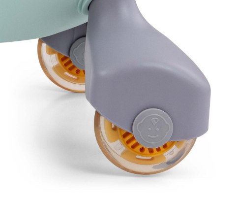 Jeździk Grawitacyjny dla dziecka, kółka LED, Żółty, Milly Mally, wiek 3+