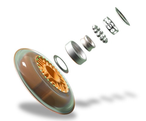 Jeździk Grawitacyjny dla dziecka, kółka LED, Żółty, Milly Mally, wiek 3+