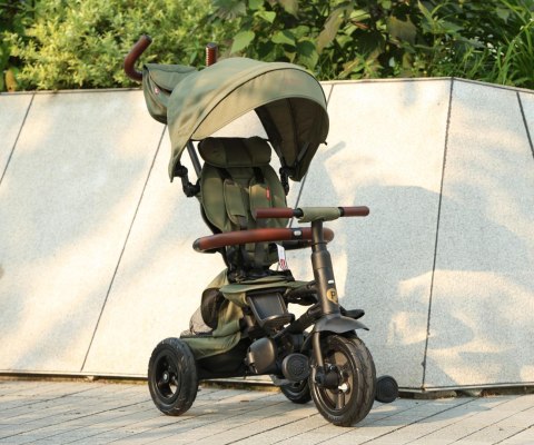 Qplay Rowerek Trójkołowy Rito Deluxe Rubber Olive wiek 10m+