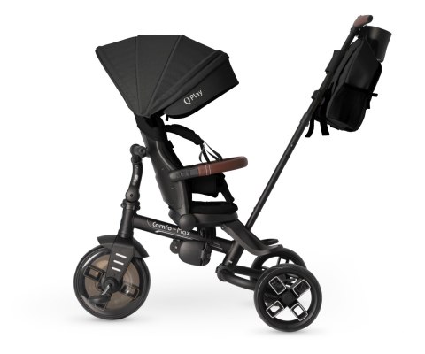 Qplay Rowerek Trójkołowy Comfo Max Black wiek 10m+