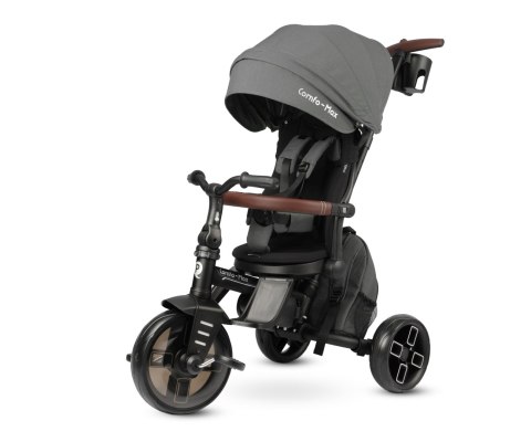Qplay Rowerek Trójkołowy Comfo Max Grey wiek 10m+