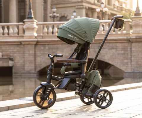 Qplay Rowerek Trójkołowy Comfo Max Olive Green wiek 10m+