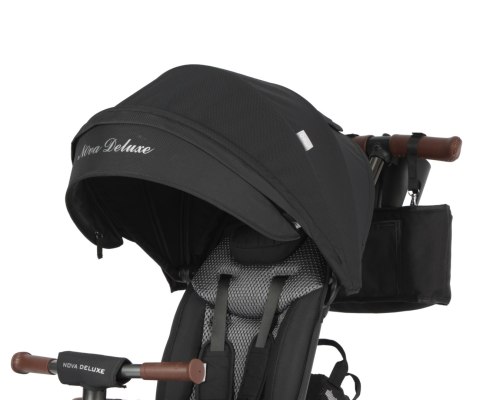 Qplay Rowerek Trójkołowy Nova Deluxe Black wiek 10m+