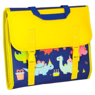 Książeczka Tablica edukacyjna manipulacyjna sensoryczna Dinozaur wiek: 3+