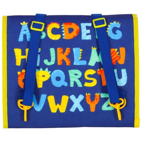 Książeczka Tablica edukacyjna manipulacyjna sensoryczna Dinozaur wiek: 3+