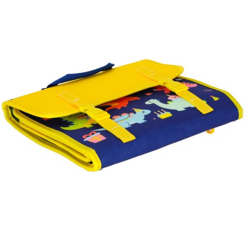 Książeczka Tablica edukacyjna manipulacyjna sensoryczna Dinozaur wiek: 3+