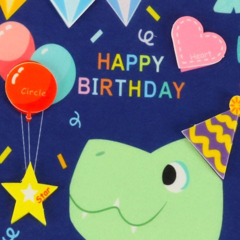 Książeczka Tablica edukacyjna manipulacyjna sensoryczna Dinozaur wiek: 3+