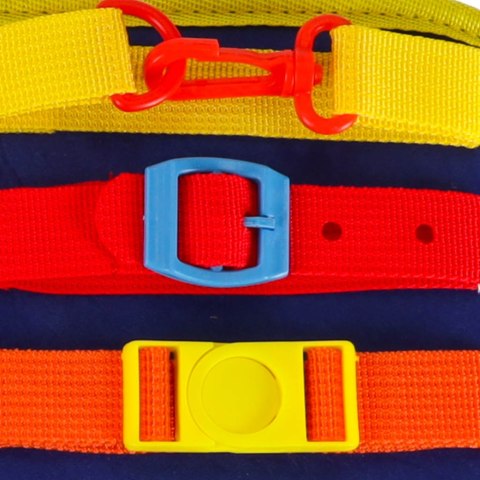 Książeczka Tablica edukacyjna manipulacyjna sensoryczna Dinozaur wiek: 3+