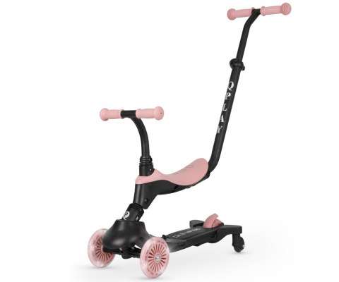 MILLY MALLY 6310 Qplay Hulajnoga Sema Evo 3w1 Coral Pink