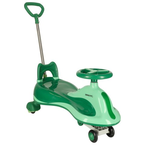 Jeździk grawitacyjny LED Swing FIX S2 skuter z rączką zielony max 100kg