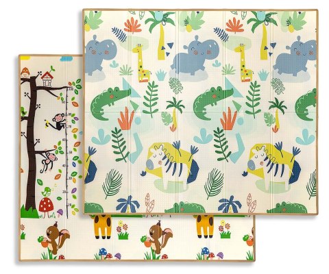 Mata piankowa dla dzieci niemowląt, składana, gruba MMally Play Savanna 0m+