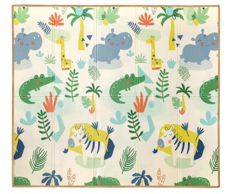 Mata piankowa dla dzieci niemowląt, składana, gruba MMally Play Savanna 0m+