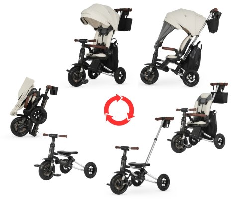 Qplay Rowerek Trójkołowy Nova Deluxe Beige wiek 10m+