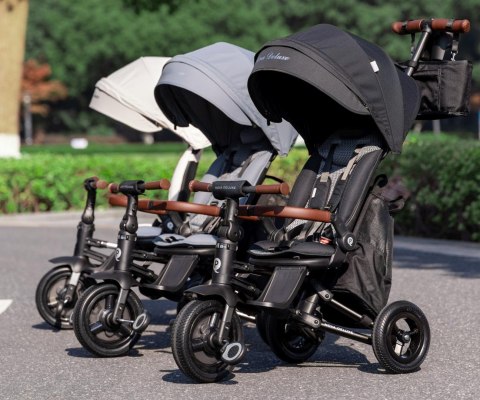 Qplay Rowerek Trójkołowy Nova Deluxe Beige wiek 10m+