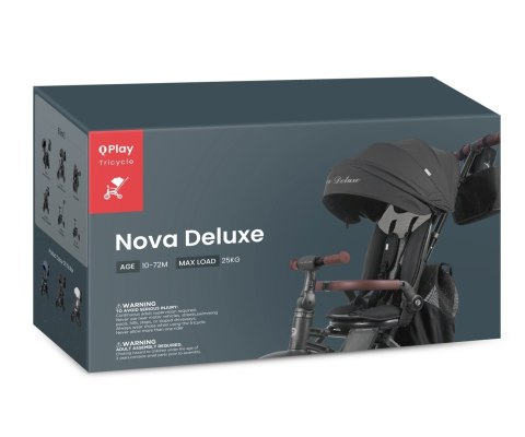 Qplay Rowerek Trójkołowy Nova Deluxe Beige wiek 10m+