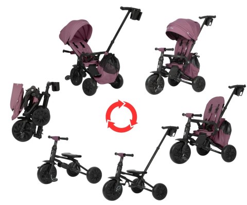 Qplay Rowerek Trójkołowy Nova Max Violet wiek 10m+