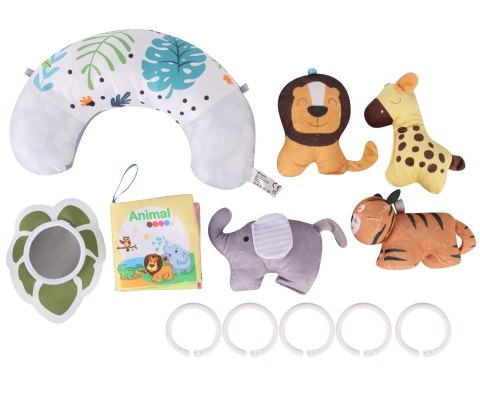TinyMini Mata edukacyjna Liść wiek 0m+ TinyMini Mata edukacyjna Liść wiek 0m+