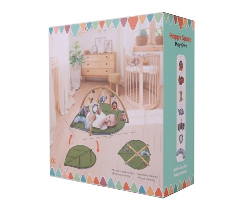 TinyMini Mata edukacyjna Liść wiek 0m+ TinyMini Mata edukacyjna Liść wiek 0m+