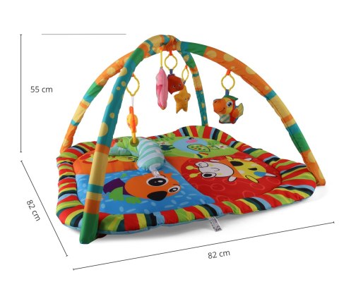 TinyMini Mata edukacyjna Kolorowe Zwierzątka wiek 0m+ TinyMini Mata edukacyjna Kolorowe Zwierzątka wiek 0m+