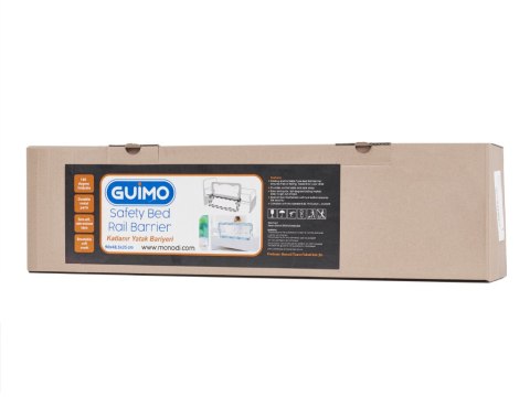 Barierka ochronna do łóżka, zabezpieczająca dla dzieci, 90cm Zwierzątka