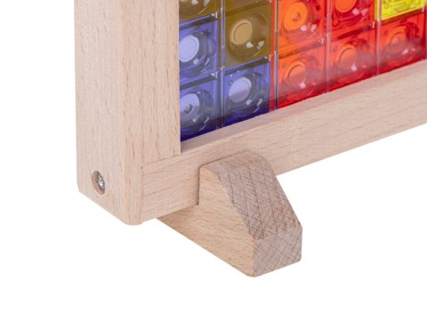 Gra logiczna edukacyjna, kolorowa układanka tetris, Montessori, wiek 3+