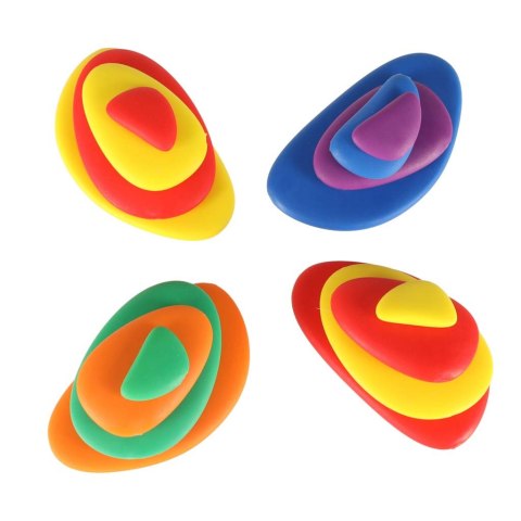 Układanka Montessori, Kamyki kreatywne kolorowe, nauka liczenia, wiek 3+