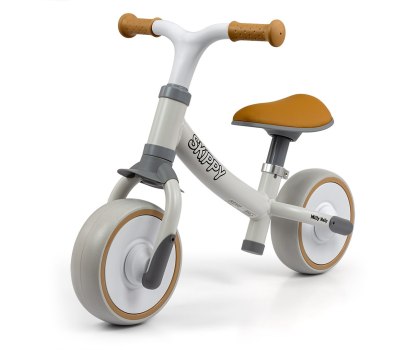 Rowerek biegowy Milly Mally Skippy dla 2 latka - lekki , koła EVA, Biały