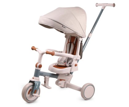 Rowerek trójkołowy Zippy 5w1 z rączką – biegowy i trójkołowy dla dziecka 1+