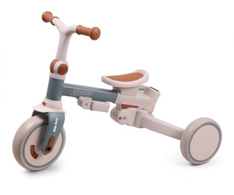Rowerek trójkołowy Zippy 5w1 z rączką – biegowy i trójkołowy dla dziecka 1+