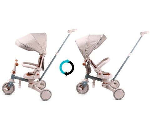 Rowerek trójkołowy Zippy 5w1 z rączką – biegowy i trójkołowy dla dziecka 1+