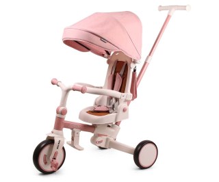 Rowerek trójkołowy dla dziewczynki 5w1 - biegowy i trójkołowy z rączką 12m+ Zippy