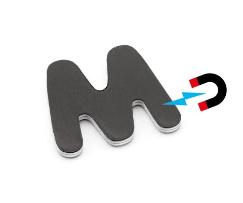 Magnetyczne litery i cyferki - 77 elementów, drewniane, Viga, wiek 3+