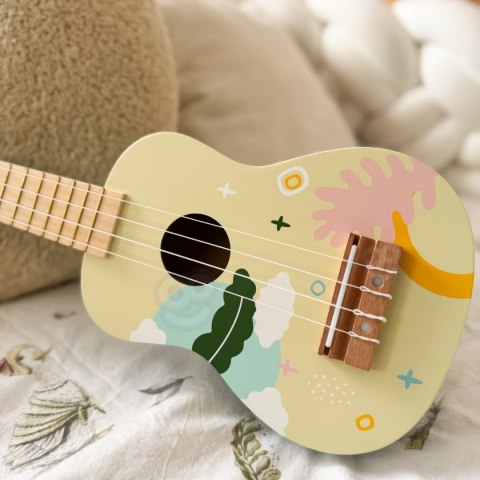 CLASSIC WORLD Drewniane Ukulele Gitara dla Dzieci Niebieskie