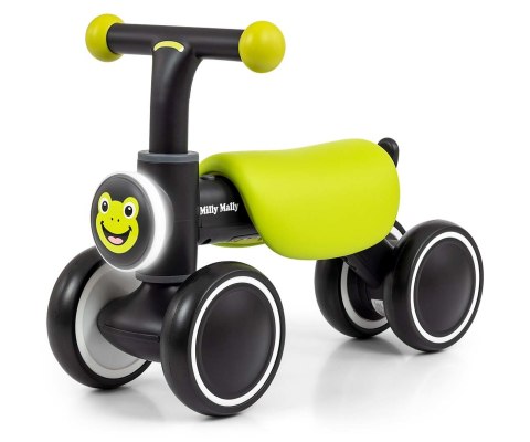Pojazd jeździk dla rocznego dziecka, York Zielony, lekki, Milly Mally 12m+