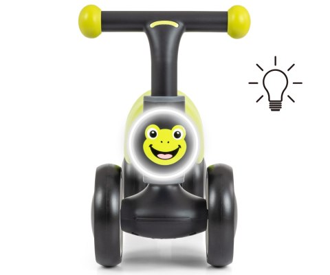 Pojazd jeździk dla rocznego dziecka, York Zielony, lekki, Milly Mally 12m+