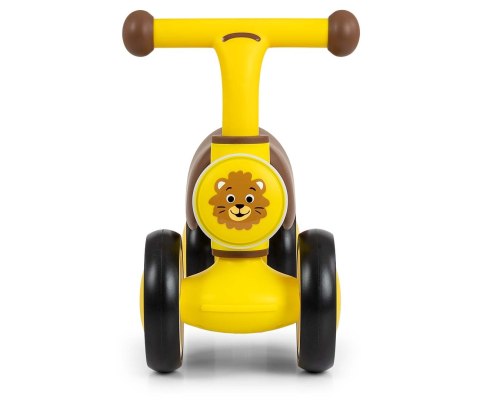 Pojazd jeździk dla rocznego dziecka, York żółty, lekki, Milly Mally 12m+