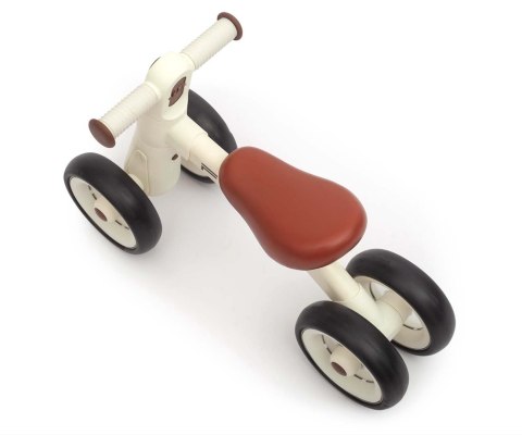 Pojazd Jeździk dla dziecka, lekki, koła EVA, Milly Mally Kremowy, wiek 1+