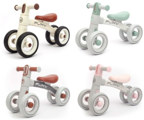 Pojazd Jeździk dla dziecka, lekki, koła EVA, Flixy Szary, wiek 1+